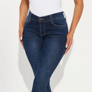 Fashion Nova Indigo Skinny Jeans